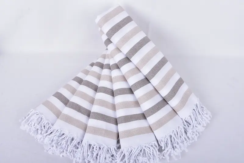 Bachelorette Favor, Turkish Towel Personalized, Best Beach Towel, Wedding Favors, Personalized Bridesmaid Gift, 70x40 Cotton Striped Towel - 4