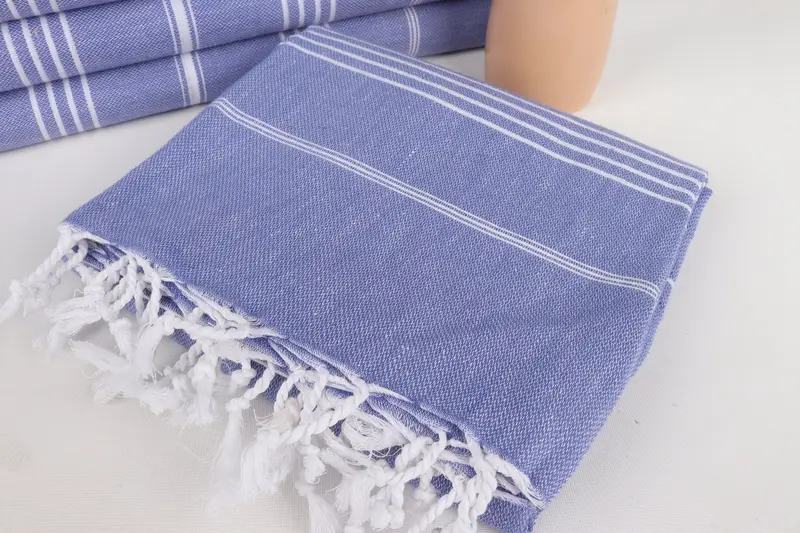 Organic Towel, Handmade Gift, Bridesmaid Gift Towel, Bachelorette Party Gifts, 70x40 Cotton Striped Towel, Unique Wedding Gift, Gift For Him - 5