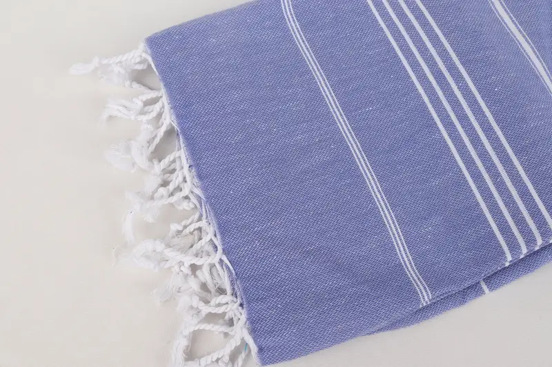 Organic Towel, Handmade Gift, Bridesmaid Gift Towel, Bachelorette Party Gifts, 70x40 Cotton Striped Towel, Unique Wedding Gift, Gift For Him - 7