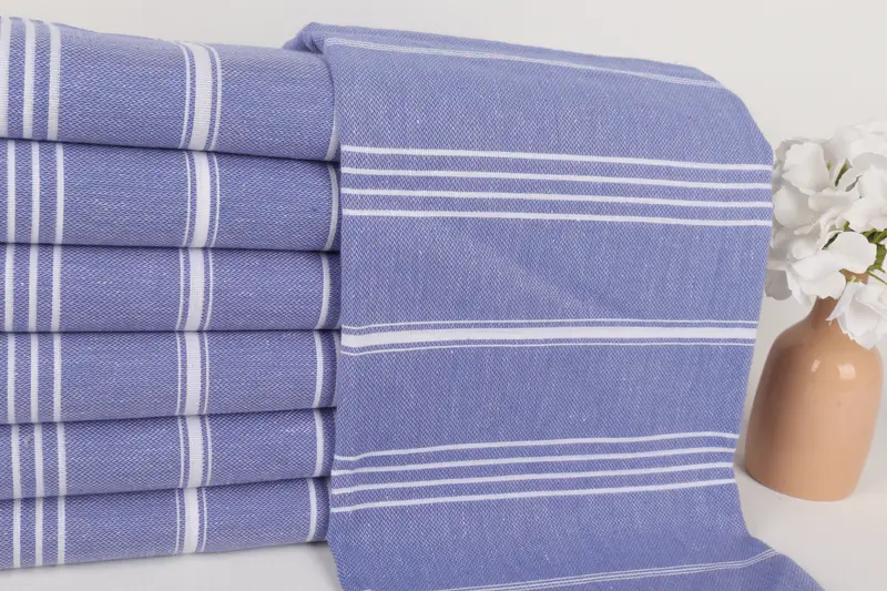 Organic Towel, Handmade Gift, Bridesmaid Gift Towel, Bachelorette Party Gifts, 70x40 Cotton Striped Towel, Unique Wedding Gift, Gift For Him - 2