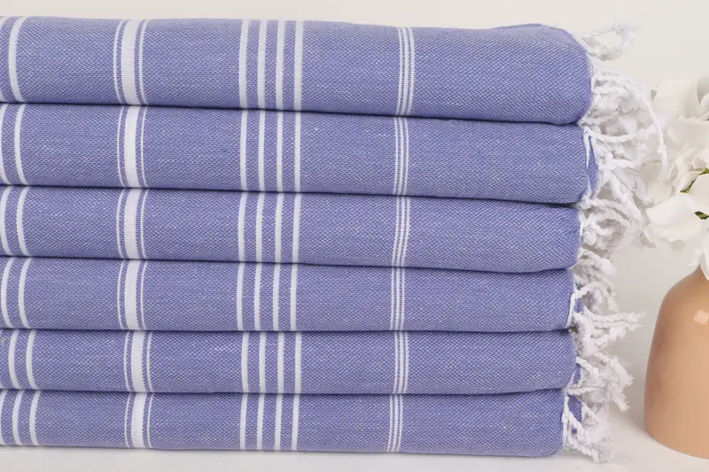 Organic Towel, Handmade Gift, Bridesmaid Gift Towel, Bachelorette Party Gifts, 70x40 Cotton Striped Towel, Unique Wedding Gift, Gift For Him - 3