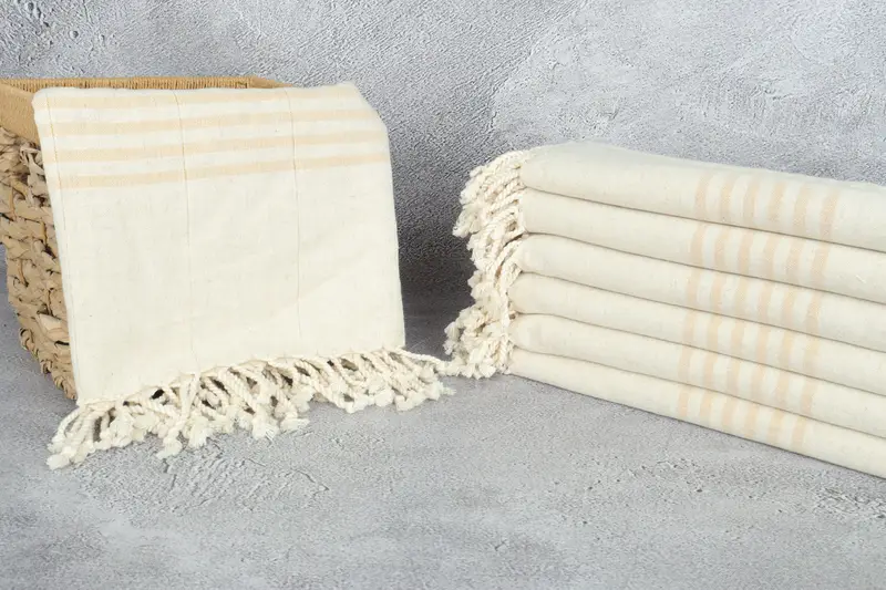 Mother Of The Groom Gift, Custom Towel, Organic cotton Turkish peshtemal towel, Wedding Favors, Guest Towel, 68x36 Linen Striped Towel, Gift For Him - 3