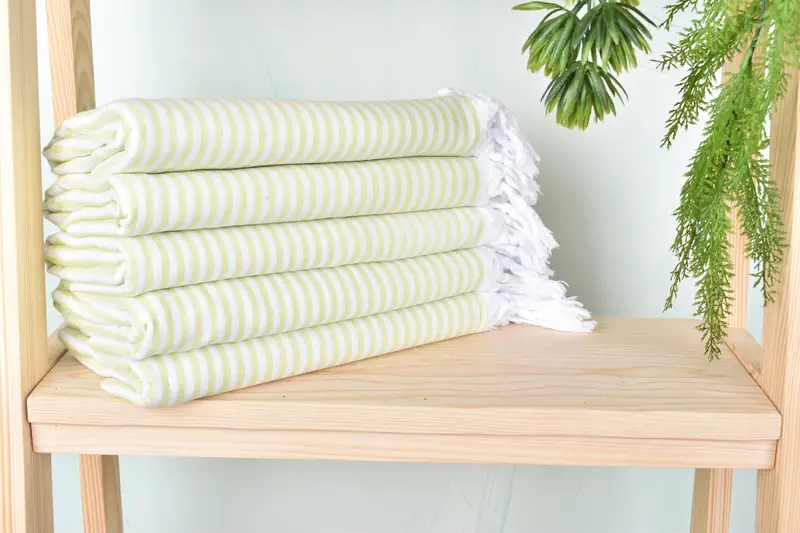 Embroidered Towel, Valentines Day Gift For Him, Hammam Towel USA, 68x36 Cotton Striped Towel, Handwoven Turkish Towel, Quick-dry towel, Luxury towel - 2