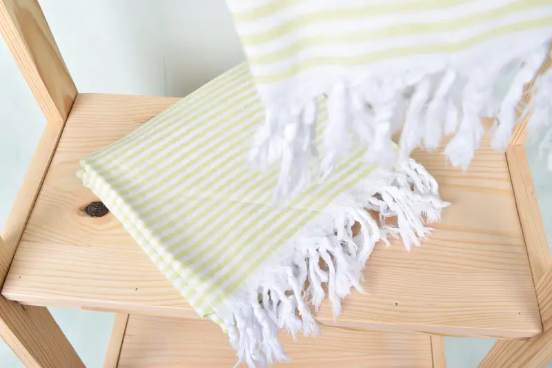 Embroidered Towel, Valentines Day Gift For Him, Hammam Towel USA, 68x36 Cotton Striped Towel, Handwoven Turkish Towel, Quick-dry towel, Luxury towel - 5