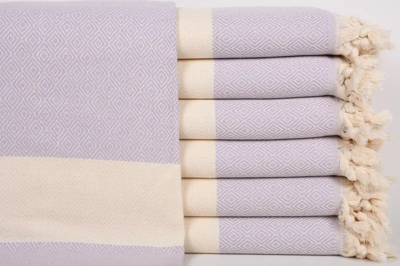 Wedding Gift Ideas, Absorbent towel, 70x40 Cotton Diamond Towel, Wedding Gift, Traditional Turkish peshtemal for hammam, Turkish hand towel - 1