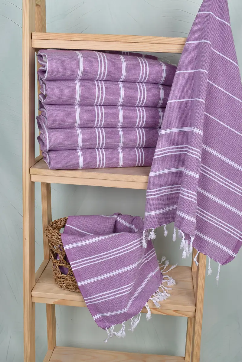 40x24 Cotton Striped Towel, Bulk Order Towel, Best Wedding Gift, Kitchen Towel, Personalized Gifts, Summer Gift, Gift For Bride, Wedding Favors - 2