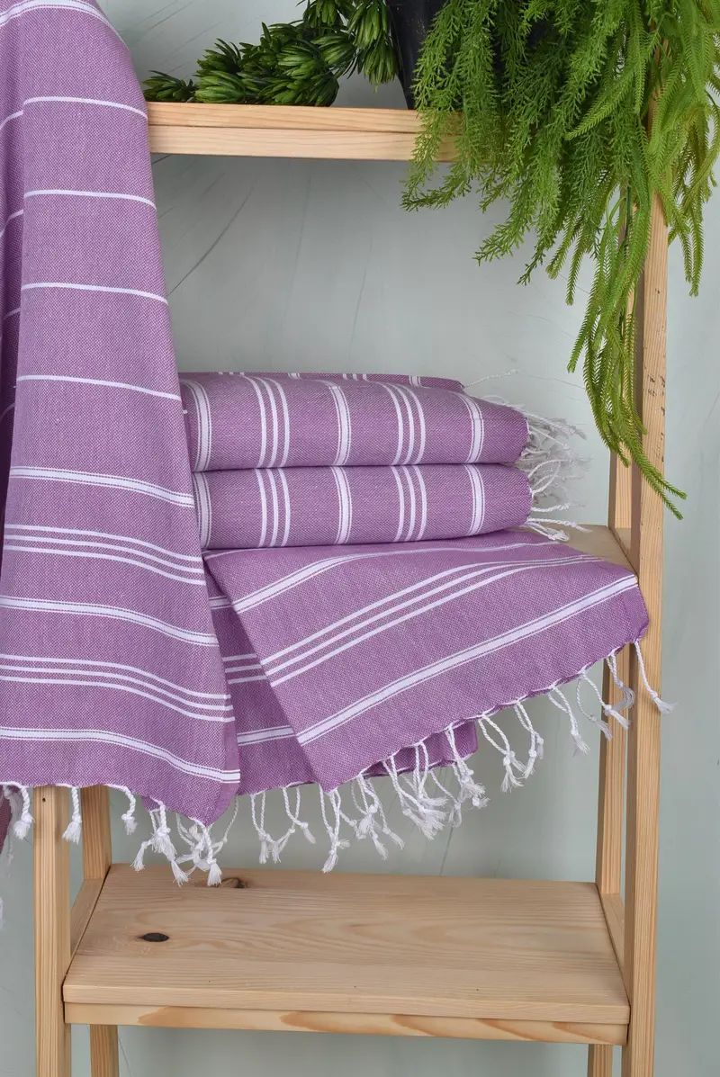 40x24 Cotton Striped Towel, Bulk Order Towel, Best Wedding Gift, Kitchen Towel, Personalized Gifts, Summer Gift, Gift For Bride, Wedding Favors - 5