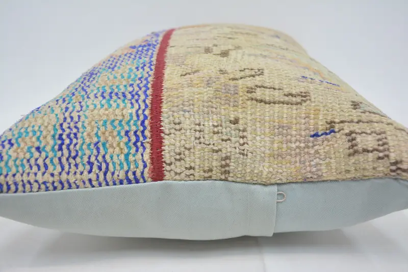 Pillow for Couch, Cushion Cover, Patio Cushion, Pillow for Sofa, Ikat Cushion, Cozy Throw Pillow Sham, 16x24 Beige Pillow Case, Antique Pillows - 5