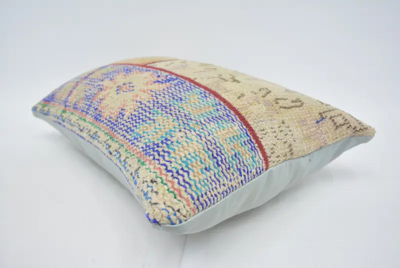 Pillow for Couch, Cushion Cover, Patio Cushion, Pillow for Sofa, Ikat Cushion, Cozy Throw Pillow Sham, 16x24 Beige Pillow Case, Antique Pillows - 6