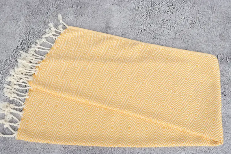 Organic Tea Towel, Best Wedding Gift, Monogrammed Hand Towel, Maid Of Honor Gift, 36x18 Cotton Zigzag Diamond Towel, Bathroom Towels, Wedding Gift - 6