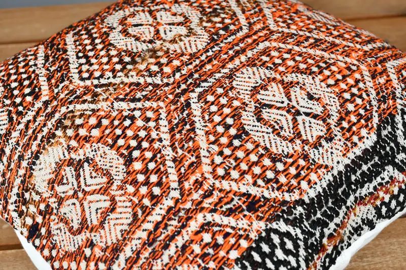 Gemütliches Wurfkissen, Kissen, 12x12 Orangenkissenschein, Innenarchitektin Kissen, Kissenschein, Kissen für Couch, Geschenkkissen - 3