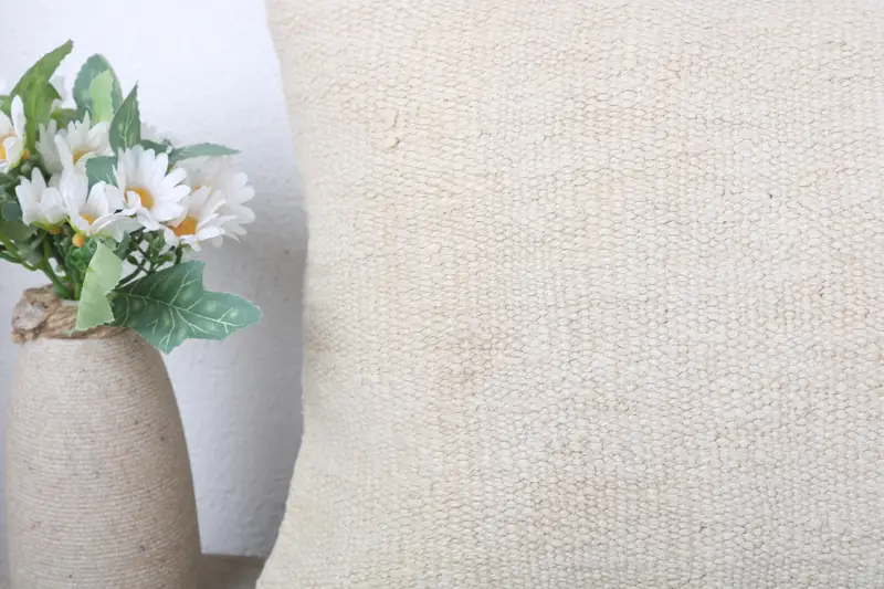 Indoor Pillow Cover, Oriental Cushion, Home Decor Pillow, Pillow Sham, Vintage Pillow, 12x24 Beige Pillow Cover, Antique Pillows, Boho Chic Cushion - 3