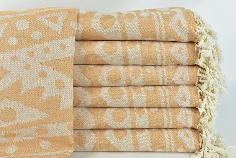 Custom Wedding Gift, 70x40 Cotton Round Pattern Towel, Bachelorette Party Decorations, Holiday Towel, Beach Towel Gift, Valentines Day Gift For Him - 3