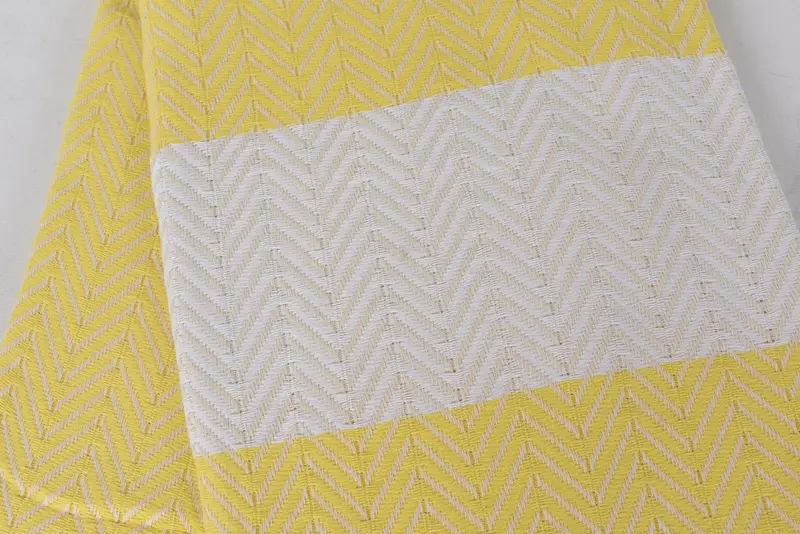 Absorbent towel, Home Decor Gifts, Personalized Wedding Gift, Embroidered Beach Towel, Family Gift Basket, 70x40 Cotton Chevron Towel, Family Gift - 5