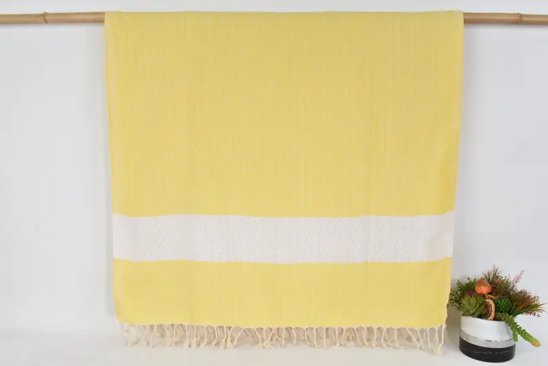 Absorbent towel, Home Decor Gifts, Personalized Wedding Gift, Embroidered Beach Towel, Family Gift Basket, 70x40 Cotton Chevron Towel, Family Gift - 8