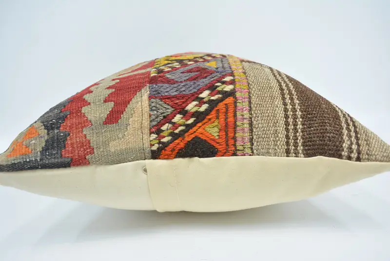 Pillow for Sofa, Gift Pillow, Pillow Cover, Decorative Pillow Cover, Authentic Pillow Case, Turkish Kilim Pillow, 16x24 Purple Cushion Case - 5