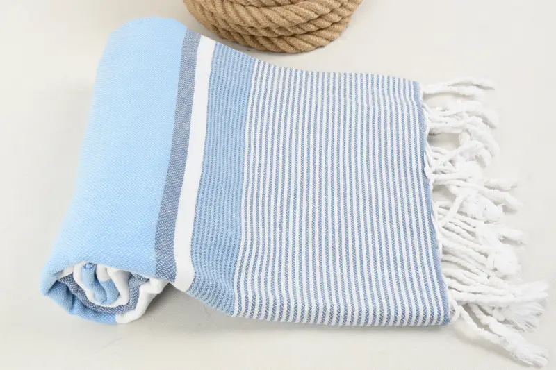 Housewarming Gift, Sand-free towel, Christmas Favors, 68x40 Cotton Striped Towel, Extra large Turkish bath towel, Summer Gift, Bachelorette Gifts - 8