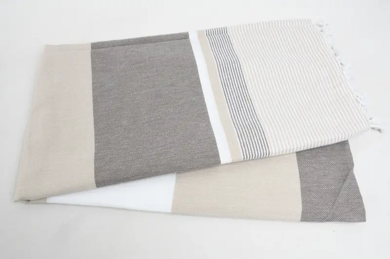 Housewarming Gift, Sand-free towel, Christmas Favors, 68x40 Cotton Striped Towel, Extra large Turkish bath towel, Summer Gift, Bachelorette Gifts - 2