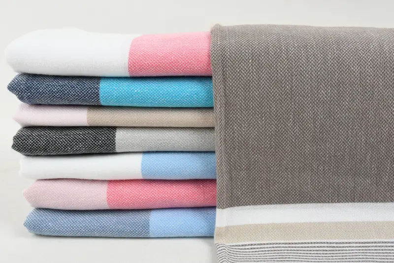 Housewarming Gift, Sand-free towel, Christmas Favors, 68x40 Cotton Striped Towel, Extra large Turkish bath towel, Summer Gift, Bachelorette Gifts - 1