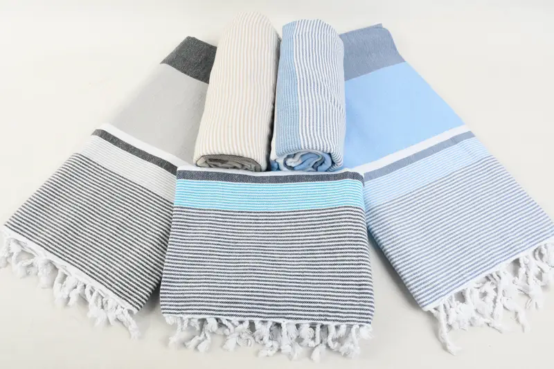 Housewarming Gift, Sand-free towel, Christmas Favors, 68x40 Cotton Striped Towel, Extra large Turkish bath towel, Summer Gift, Bachelorette Gifts - 7