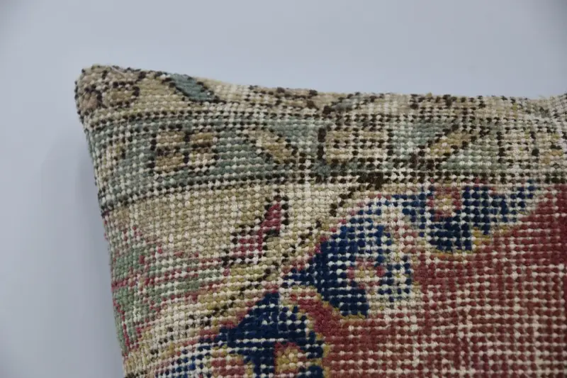 Garden Cushion Cover, Outdoor Throw Cushion, Home Decor Pillow, Cushion, Kilim Cushion Sham, Antique Pillows, 16x16 Red Pillow, Garden Pillow Sham - 2