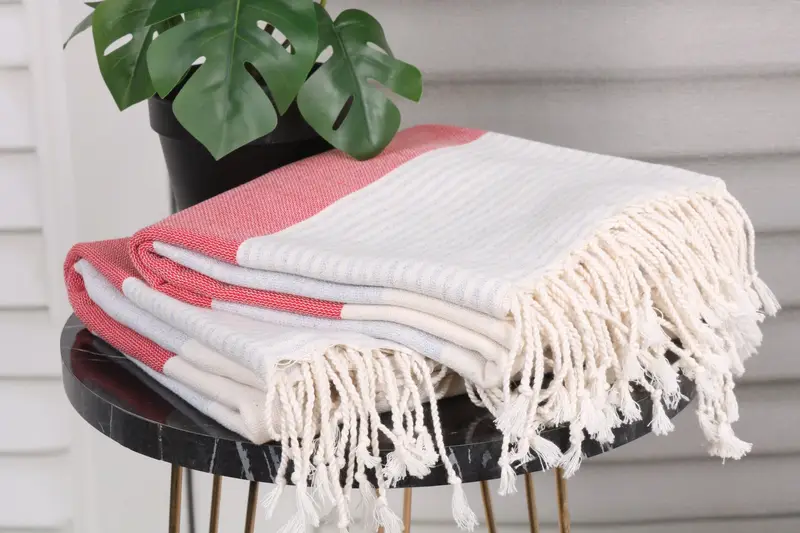 Hammam towel, Birthday Gift, Gift For Him, Bachelorette Beach Towel, Turkish Beach Towel Bulk, Large Turkish Towel, 68x40 Cotton Striped Towel - 3