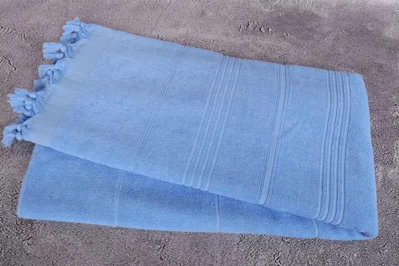 Yoga Towel, Memorial Gift, Monogram Towels, Lightweight Turkish towel, Bachelorette Party Gift, Bridesmaid Gifts, 70x36 Cotton Striped Terry Towel - 6