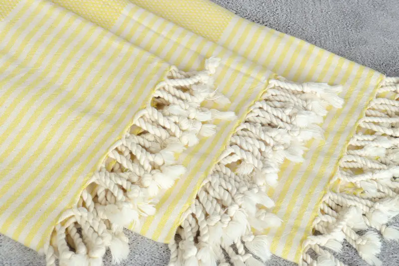 Bridesmaid Gift Towel, Beach Wedding Favor, Organic towel, Bulk Order Towel, 68x32 Cotton Striped Towel, Personalized Gift For Her, Quick-dry towel - 5
