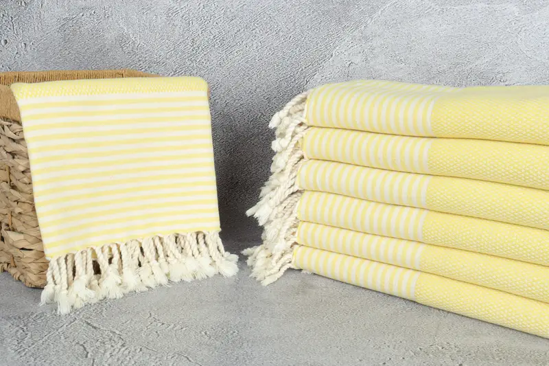 Bridesmaid Gift Towel, Beach Wedding Favor, Organic towel, Bulk Order Towel, 68x32 Cotton Striped Towel, Personalized Gift For Her, Quick-dry towel - 3