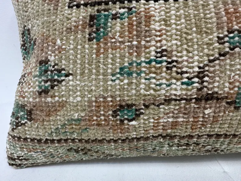 Boho Pillow, 10x20 Beige Cushion Case, Outdoor Throw Pillow Case, Handmade Kilim Cushion, Decorative Cushion, Pillow for Couch, Cushion Cover - 4