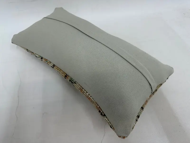 Boho Pillow, 10x20 Beige Cushion Case, Outdoor Throw Pillow Case, Handmade Kilim Cushion, Decorative Cushion, Pillow for Couch, Cushion Cover - 7
