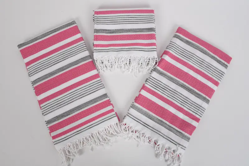 Turkish Towel Beach, Gym Towel, 70x40 Cotton Striped Towel, Scarf Towel, Housewarming Gift, Best Friend Christmas Gift, Turkish towel, Organic Towel - 6