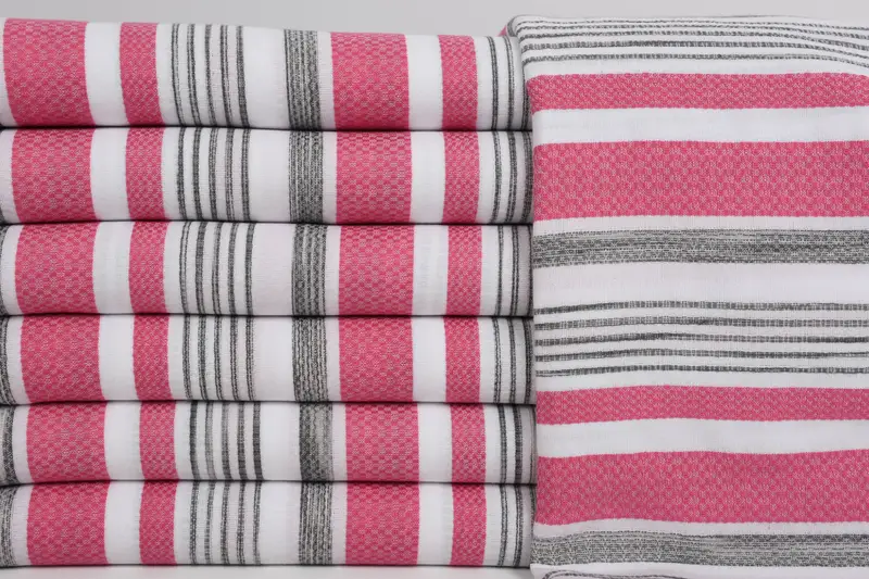 Turkish Towel Beach, Gym Towel, 70x40 Cotton Striped Towel, Scarf Towel, Housewarming Gift, Best Friend Christmas Gift, Turkish towel, Organic Towel - 1