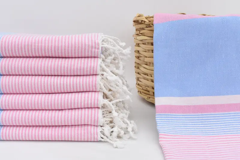 Holiday Towel, Valentines Day Gift Idea, Scarf Towel, Turkish beach towel, Absorbent towel, 68x40 Cotton Striped Towel, Personalized Bridesmaid Gift - 2