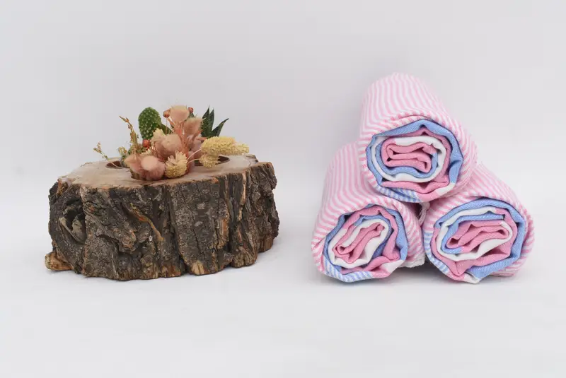 Holiday Towel, Valentines Day Gift Idea, Scarf Towel, Turkish beach towel, Absorbent towel, 68x40 Cotton Striped Towel, Personalized Bridesmaid Gift - 8