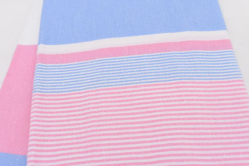 Holiday Towel, Valentines Day Gift Idea, Scarf Towel, Turkish beach towel, Absorbent towel, 68x40 Cotton Striped Towel, Personalized Bridesmaid Gift - 5