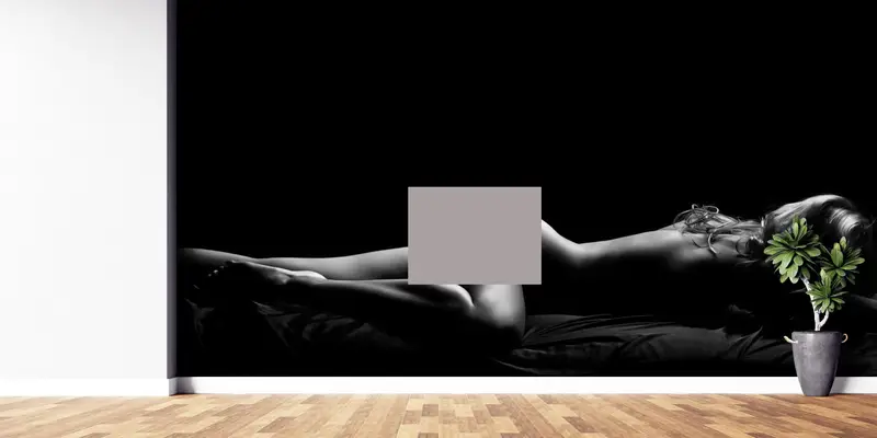 Wall Paper Peel and Stick, , Paper Wall Art, 3d Wall Paper, Sexy Woman Wall Art, Sensual Photo Wall Paper, Bedroom Wall Art, Mature Art - 4