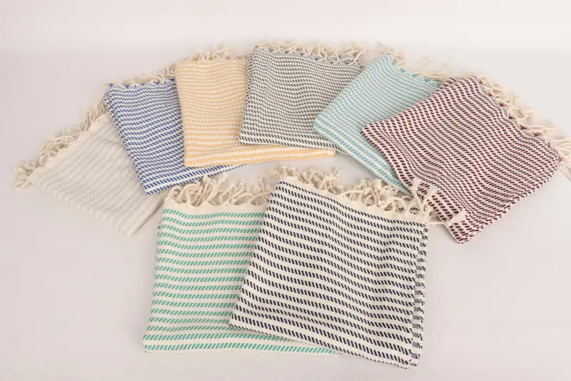 Turkish Hand Towel, Wedding Gift, Summer Gift, Wedding Favors, Decorative Towel, Spa Towel, Bathroom Towel, 36x18 Cotton Polka Dot Towel - 3