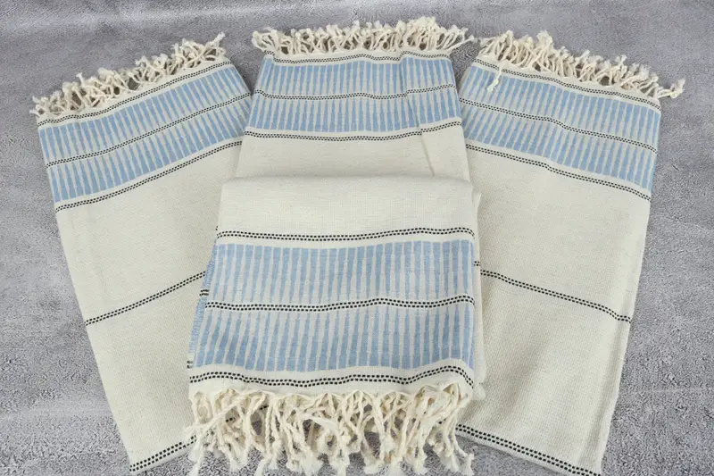 Spa Towel, Valentines Day Gift Idea, Bridesmaid Gift Towel, Housewarming Gift, Absorbent Turkish towel, Beach Size Towel, 70x40 Linen Striped Towel - 4