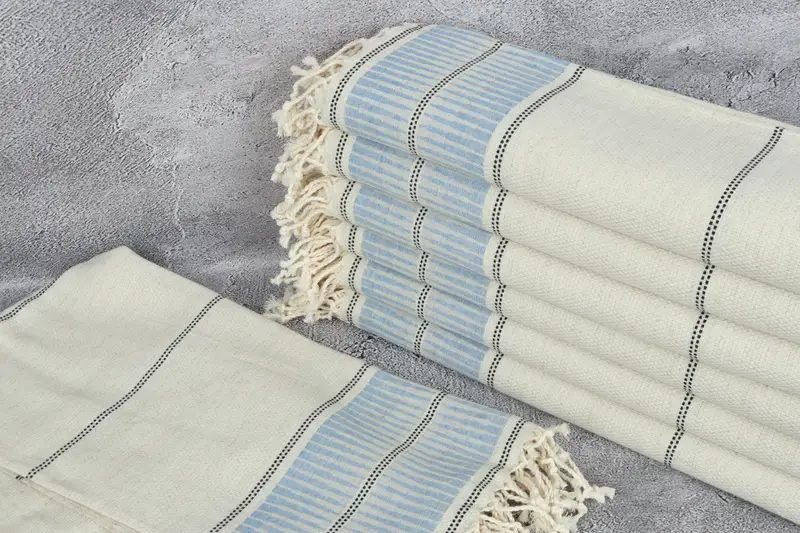 Spa Towel, Valentines Day Gift Idea, Bridesmaid Gift Towel, Housewarming Gift, Absorbent Turkish towel, Beach Size Towel, 70x40 Linen Striped Towel - 3