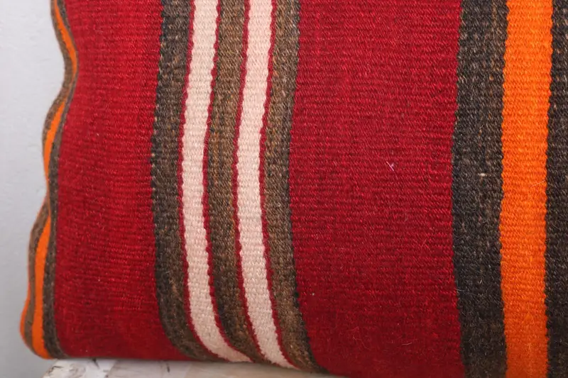 16x36 Red Cushion Cover, Gift Pillow, Kilim Rug Cushion Case, Pillow, Pattern Throw Pillow Case, Boho Pillow, Art Deco Pillow Sham, Kilim Pillow - 3