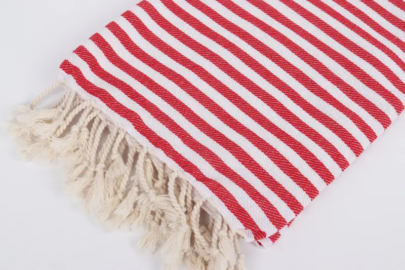 Cotton towel, Gifts For Him, 70x40 Cotton Striped Towel, Gift For Her, Best lightweight Turkish towel for travel USA, Boyfriend Christmas Gift - 7