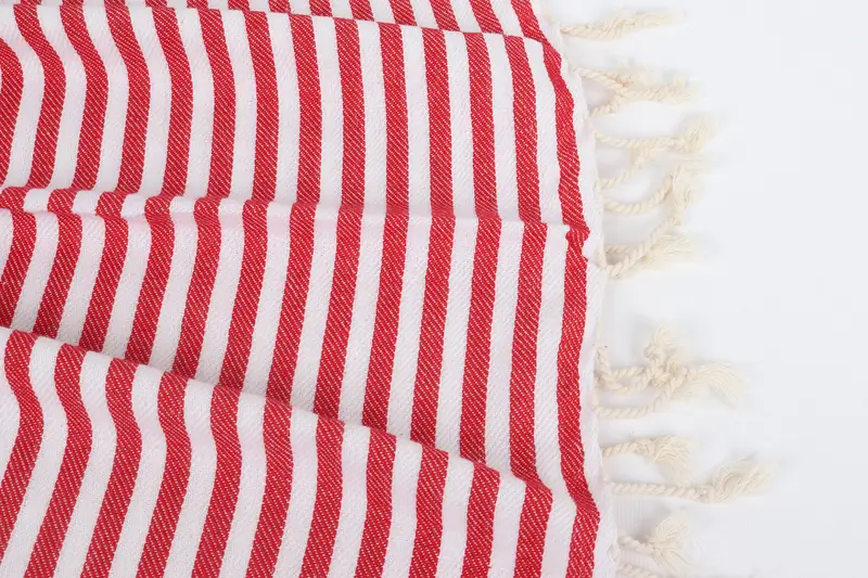 Cotton towel, Gifts For Him, 70x40 Cotton Striped Towel, Gift For Her, Best lightweight Turkish towel for travel USA, Boyfriend Christmas Gift - 8
