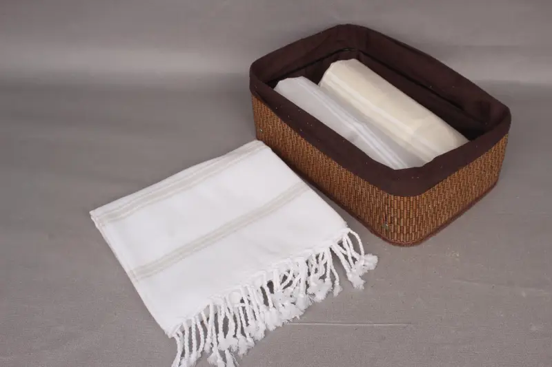 Best Wedding Gift, Embroidery Towel, 70x36 Cotton Striped Towel, Fouta towel, Lightweight towel, Wedding Gifts Towel, Wedding Towel, Gift For Mom - 7