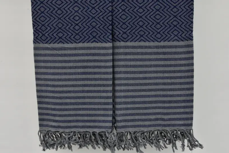 Organic Beach Towel, 70x40 Cotton Diamond Towel, Wedding Favors, Bathroom Towel, Yoga Towel, Bachelor Bachelorette Party Favors, Thin towel - 4