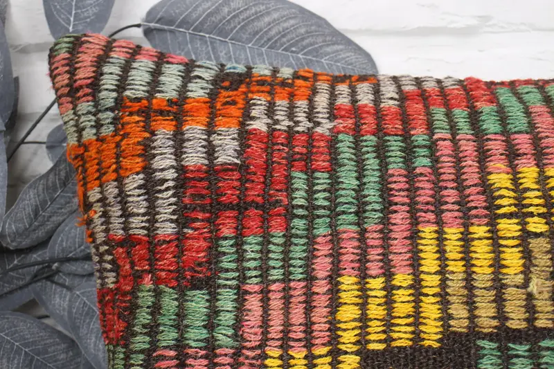 16x24 Yellow Pillow, Kilim Pillow Cover, Antique Pillows, Pillow for Sofa, Cotton Cushion Case, Ethnic Pillow Cover Cushion Case, Pillow Case - 2