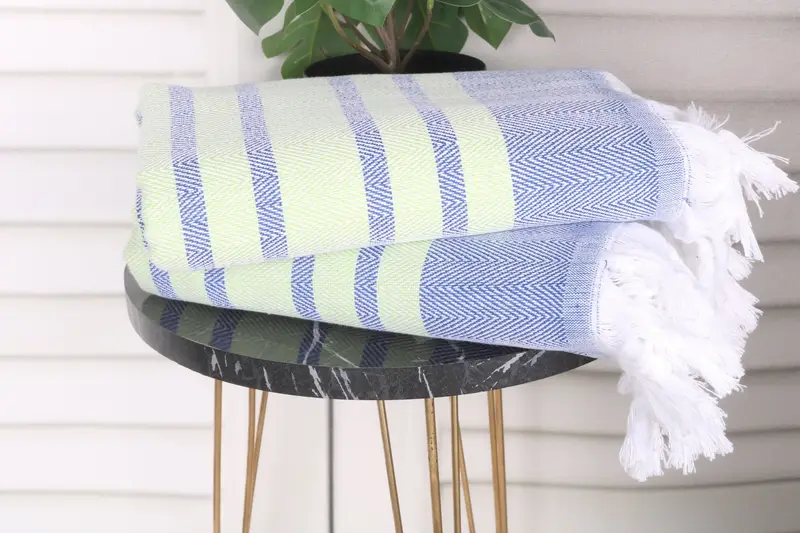 Friends Beach Towel, 64x40 Cotton Chevron Towel, Turkish Towel Beach, Best Friend Christmas Gift, Luxury towel, Unique Wedding Gift, Bath towel - 3