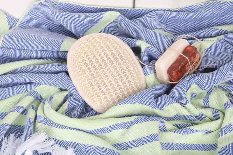 Friends Beach Towel, 64x40 Cotton Chevron Towel, Turkish Towel Beach, Best Friend Christmas Gift, Luxury towel, Unique Wedding Gift, Bath towel - 7