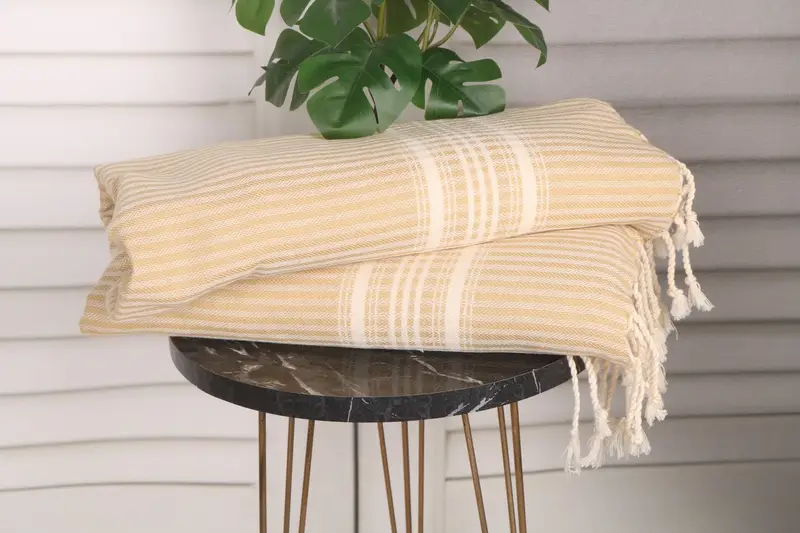 Merry Christmas Gifts, Small Bath Towels, 40x18 Cotton Striped Towel, Custom Hand Towel, Custom Name Towel, Spa Towel, Turkish Hand Towel, Gym Towel - 3