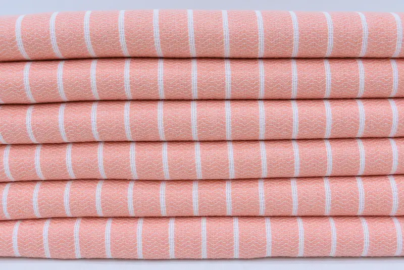Bridal Shower Favor, Custom Wedding Towel, 70x40 Cotton Striped Towel, Sand-resistant towel, Large Turkish Towel, Bachelorette Party Gift - 2